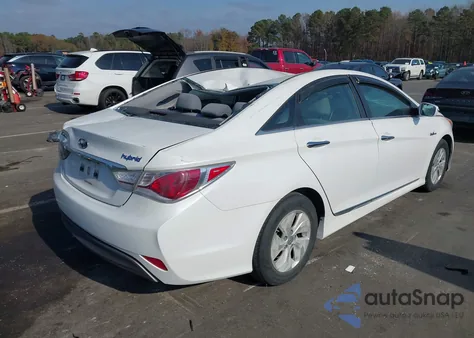 2014 Hyundai Sonata Hybrid from USA, damaged, VIN KMHEC4A49EA114517